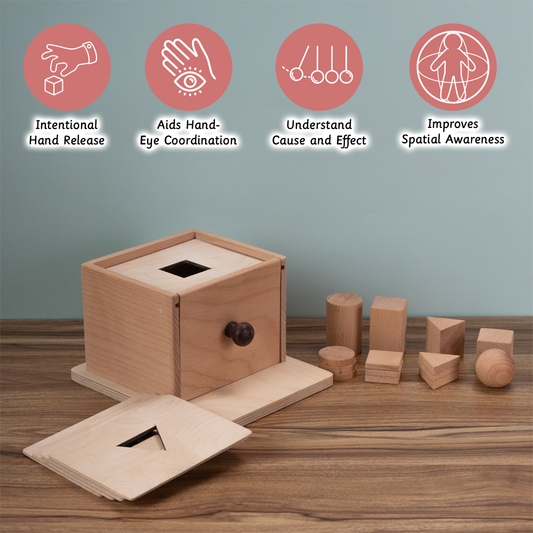 The Ultimate Permanence box set promotes intentional hand release, enhances hand-eye coordination, helps children understand cause and effect, and improves spatial awareness 