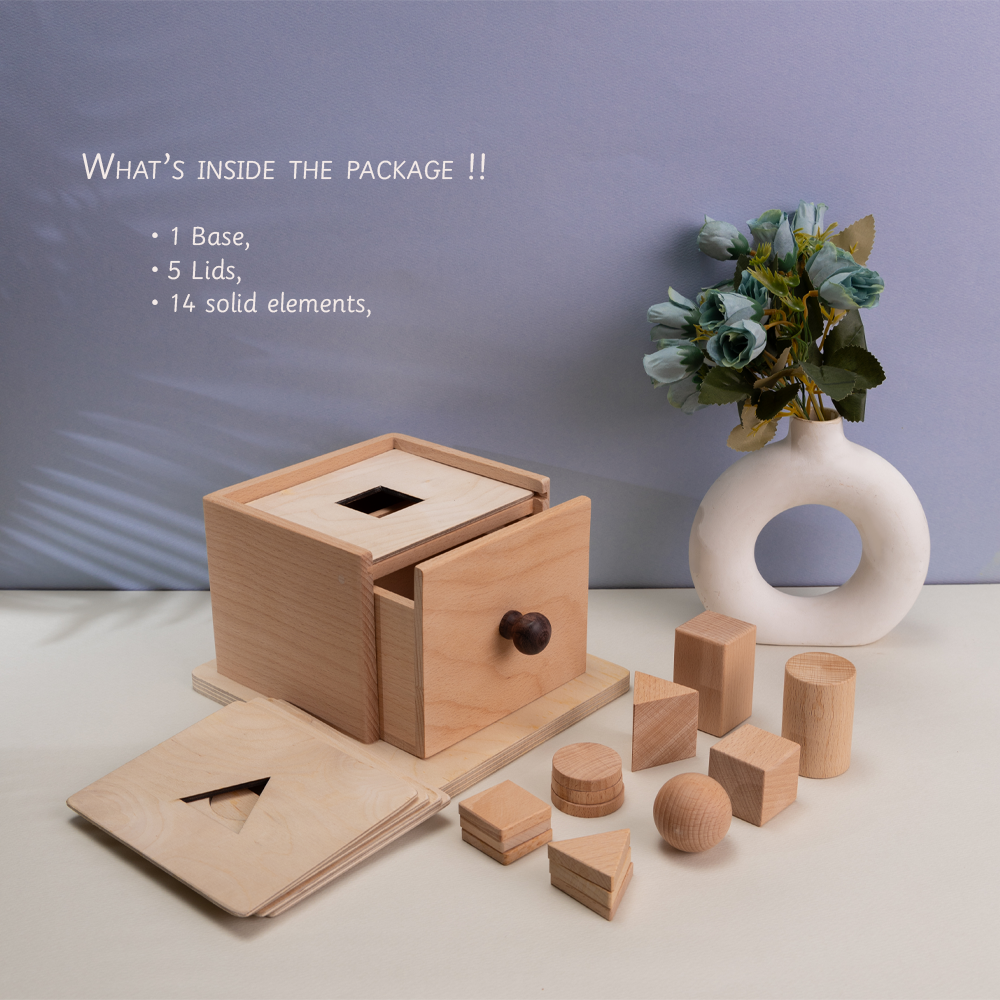 The Ultimate Permanence box set contains 1 base , 5 lids and 14 solid elements 