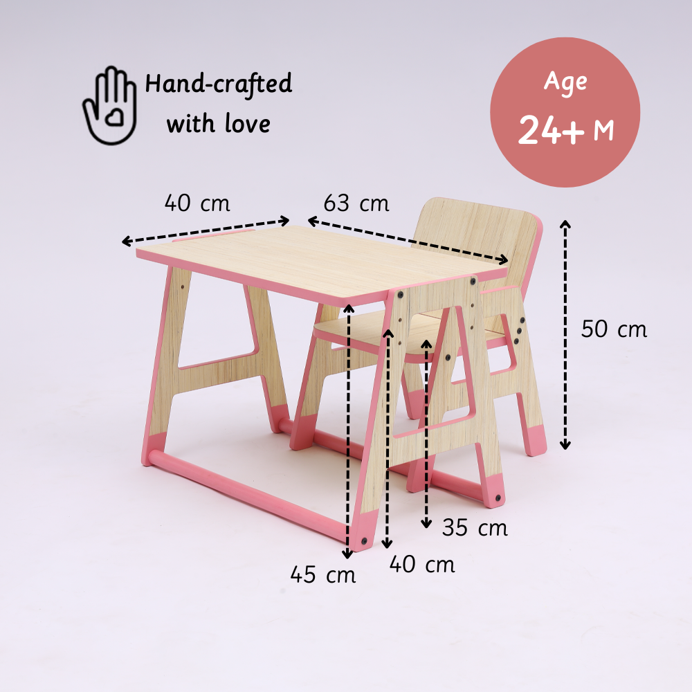 this toddler workstation is lightweight, easy to manage, and perfect for self-directed play and learning