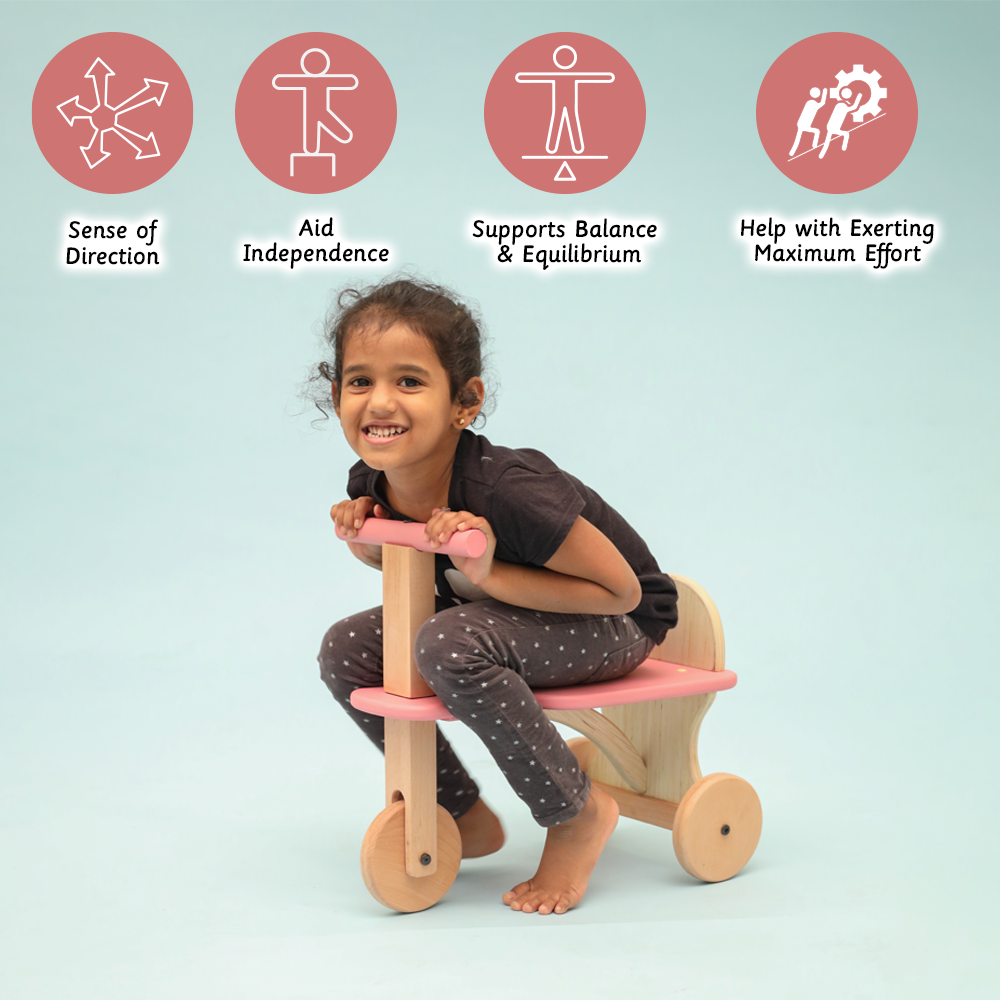 Tuk Tuk - The Tricycle Supports toddlers’ balance, independence, direction sense, and physical effort with a fun