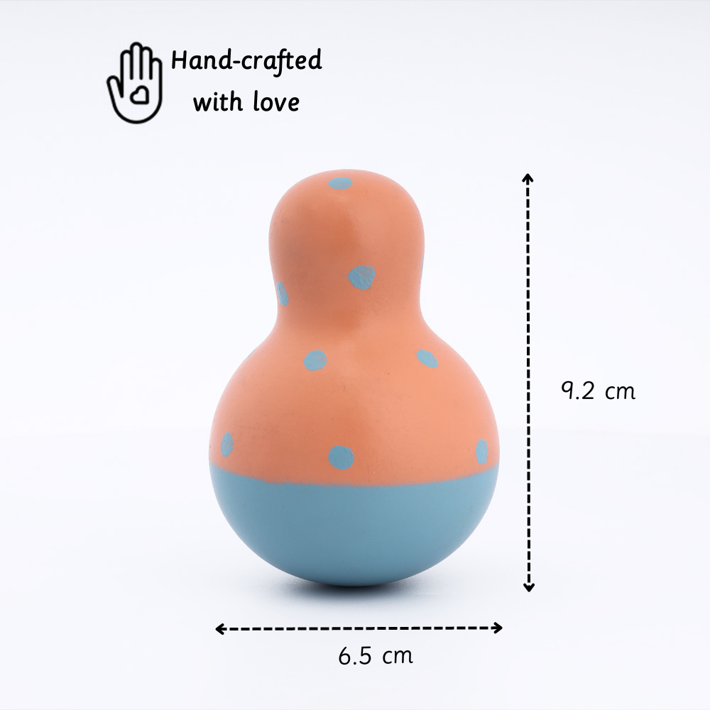 Wobble Toy is perfectly hand made for small babies hands