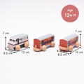 wooden pull-along train set designed for toddlers aged 12 months and above, featuring child-safe paint, smooth wheels, and eco friendly