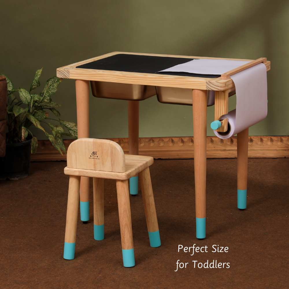 Ariro Stool| Chair for sensory table |Wooden Chair Stool