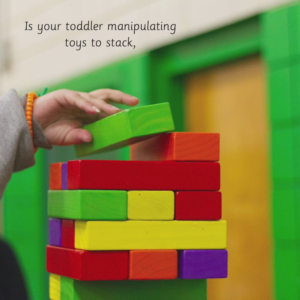 Wooden Rainbow stacker- Big|Ariro Toys 30Months+ Montessori Aids