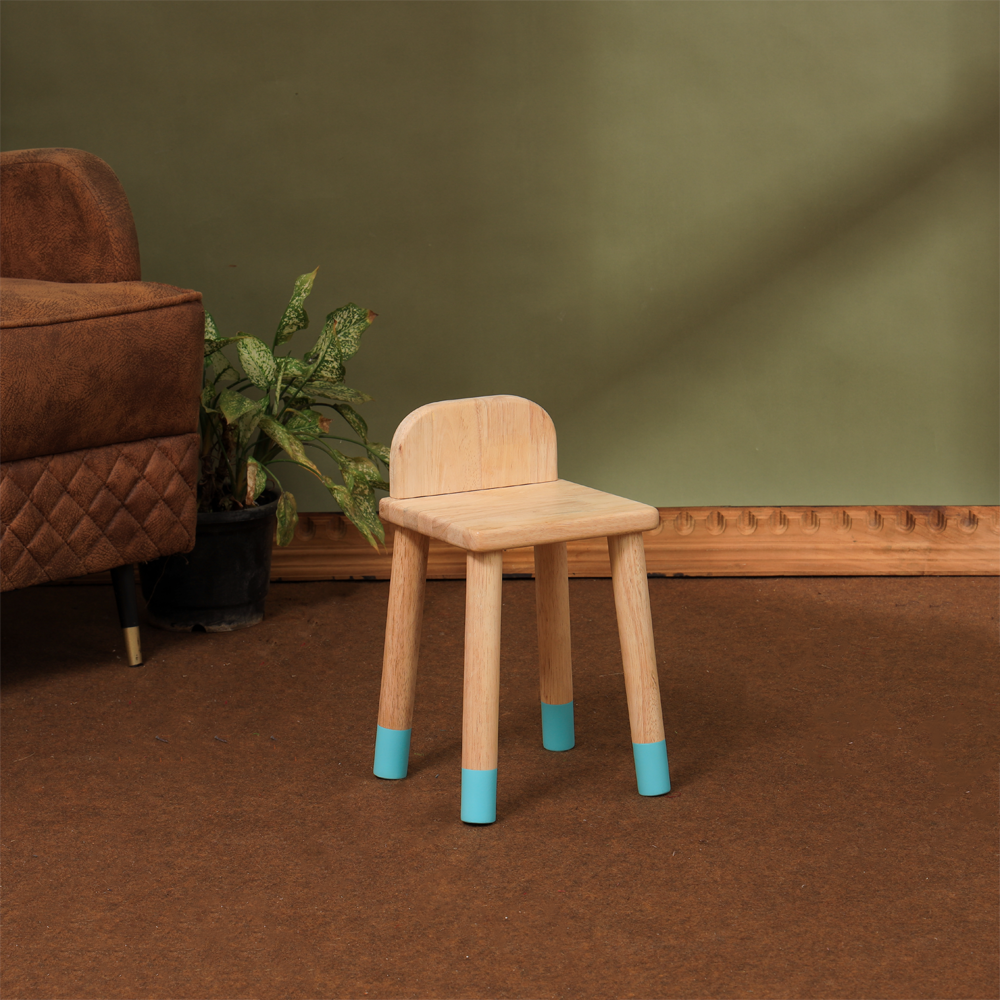 wooden stool for sensory table