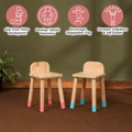 developmental benefits of wooden stool