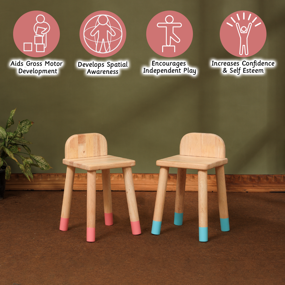 developmental benefits of wooden stool