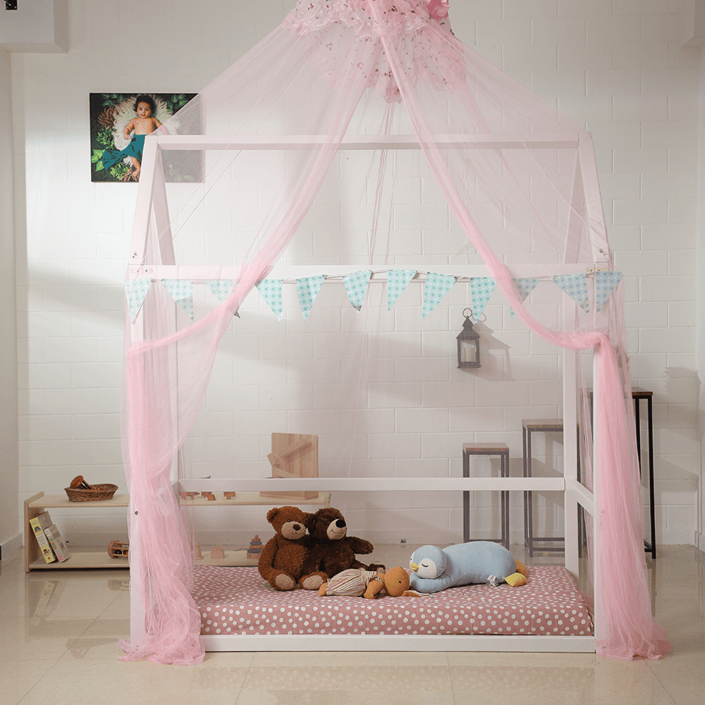 Montessori Floor Bed - Coloured with Mattress