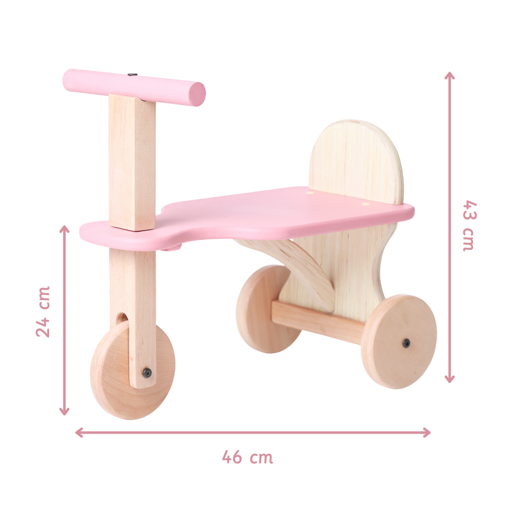 Buy wooden tricycle online India Wooden Push car toddlers Baby cycle