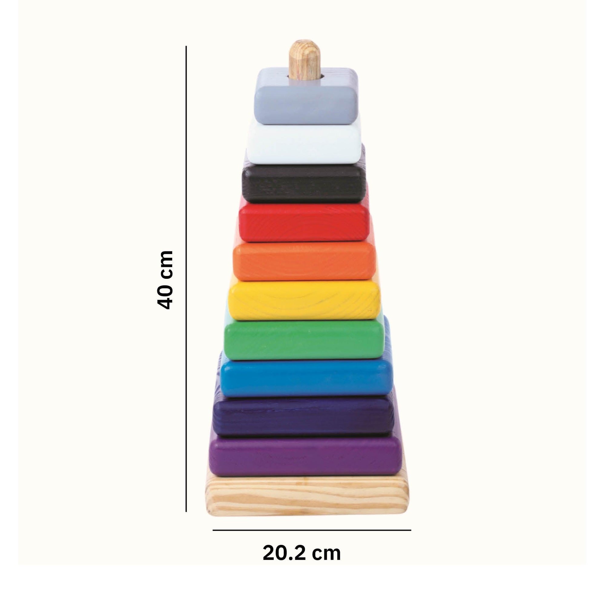 Giant Stacking toy-Colored is perfectly designed for small babies hands