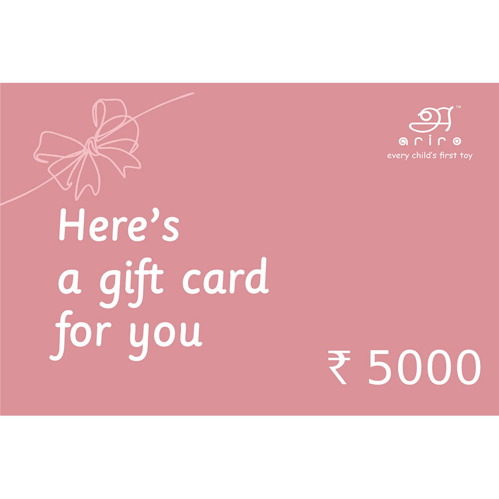 Gift card by Post - Ariro Toys